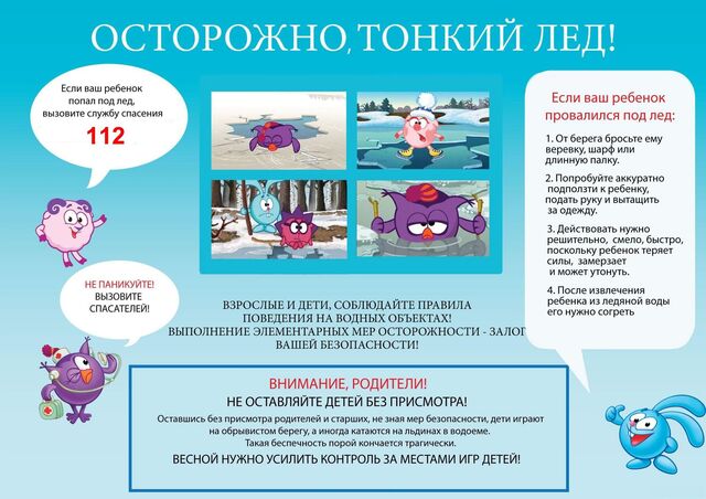 Осторожно! Тонкий лёд!.